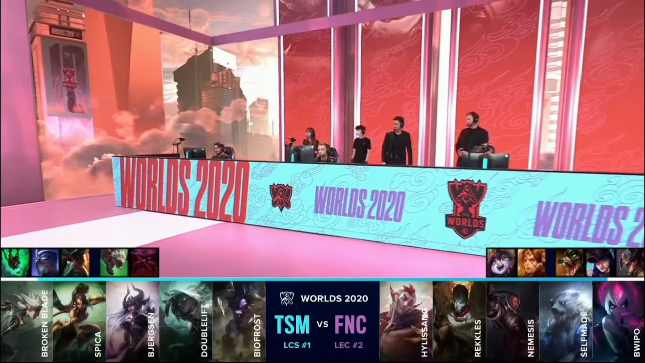 Team SoloMid vs Fnatic | TSM vs FNC | League of Legends Worlds 2020