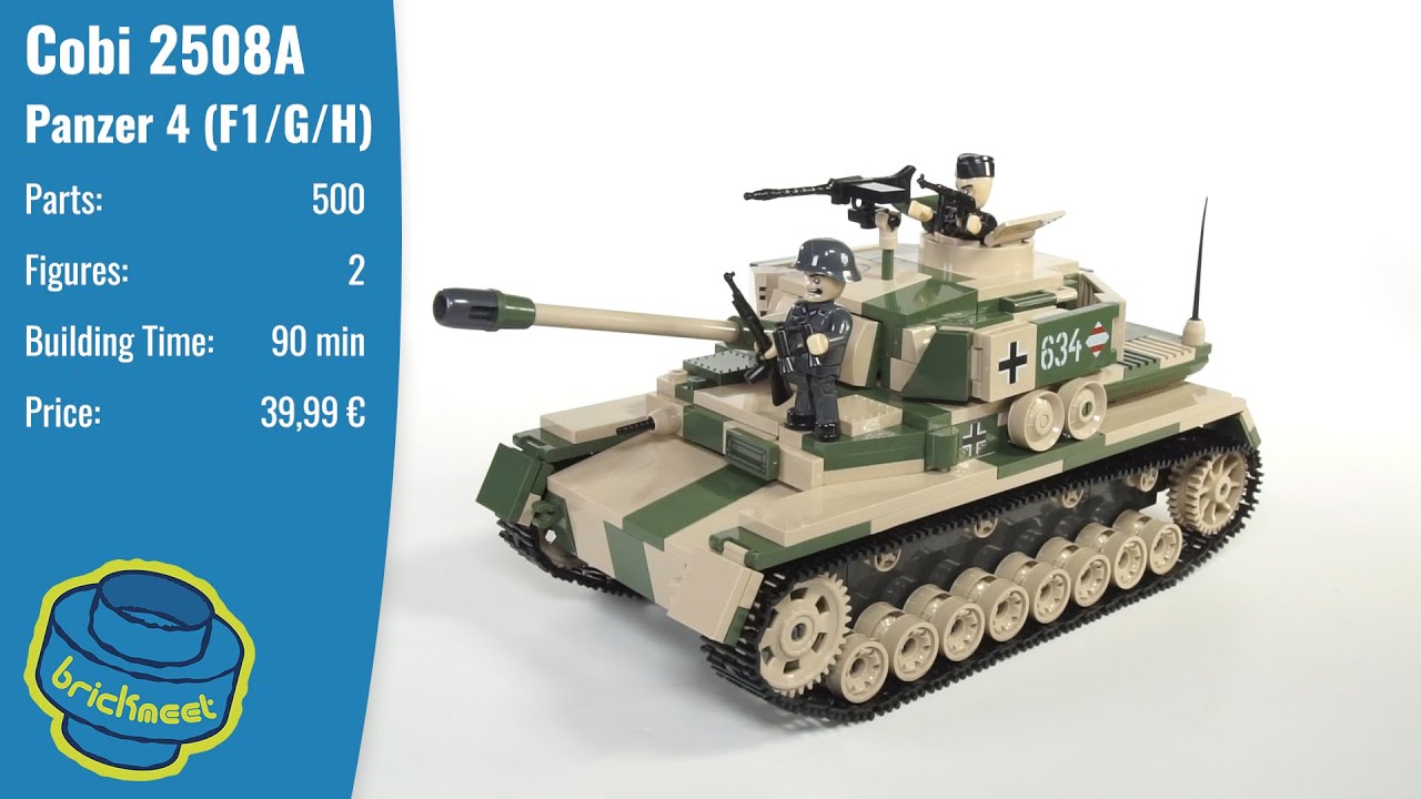 COBI 2508A Panzer 4 Ausführung F1/G/H - Speed Build Review