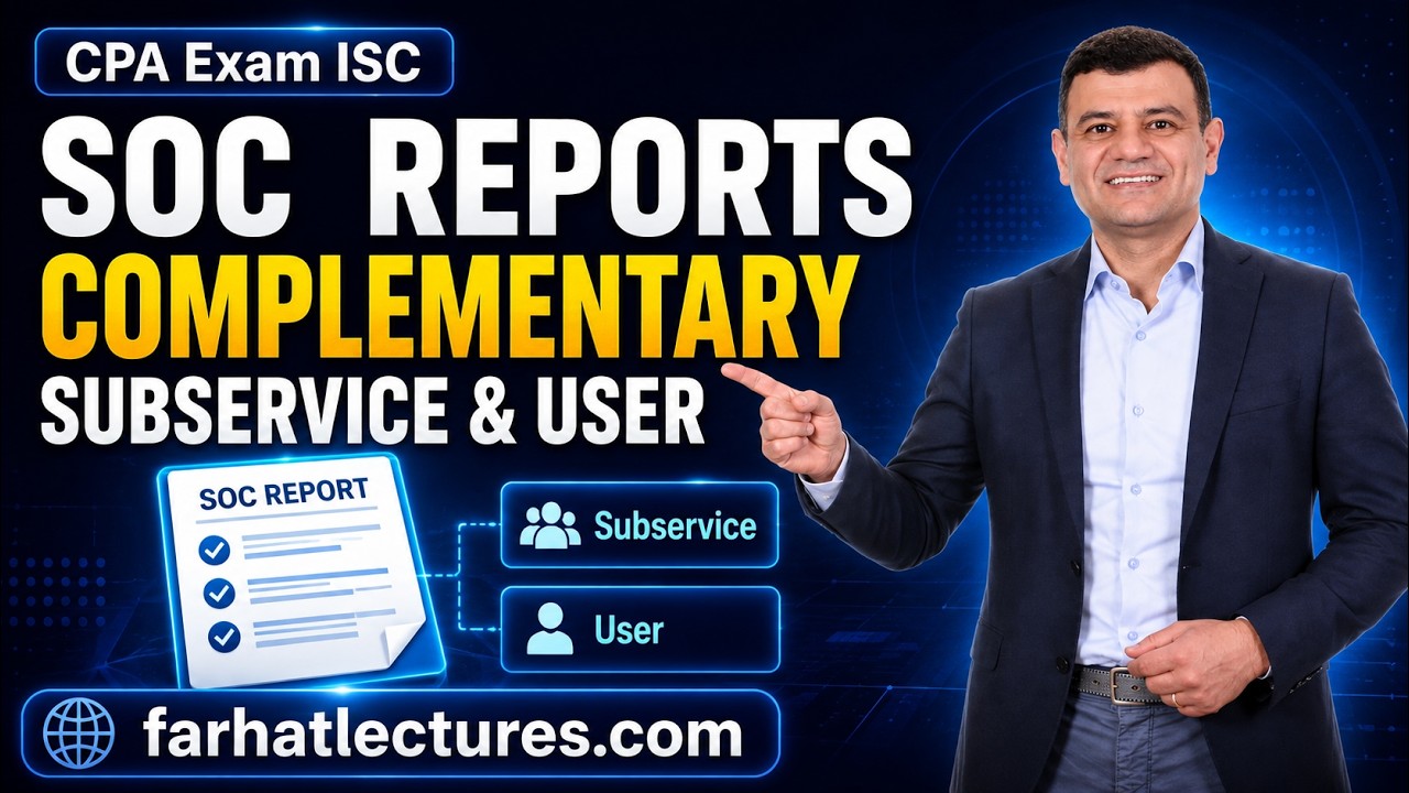 SOC Reports Complementary Subservice and User | ISC CPA Exam