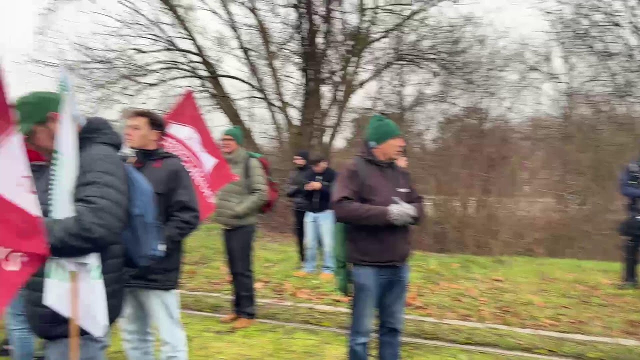 STRASBOURG - occupation des agriculteurs
