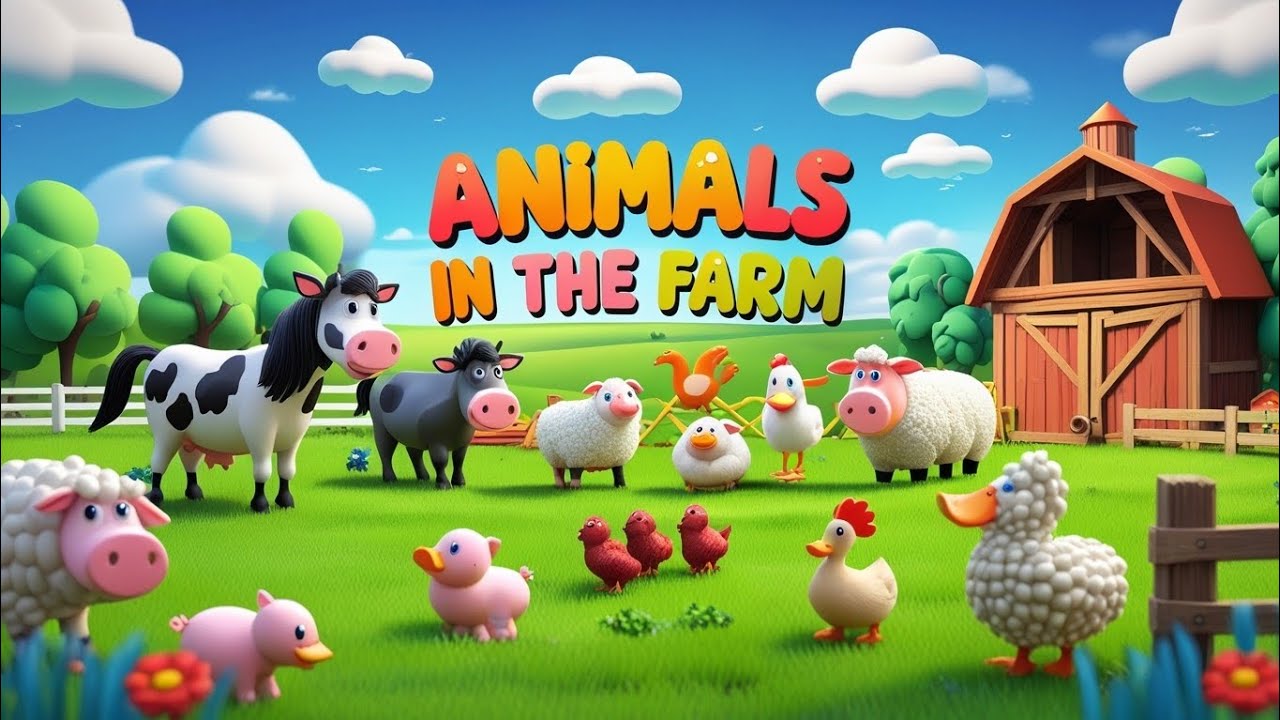 Farm Adventure for Kids | Learn Animal Names & Sounds | Preschool Songs&rdquo;