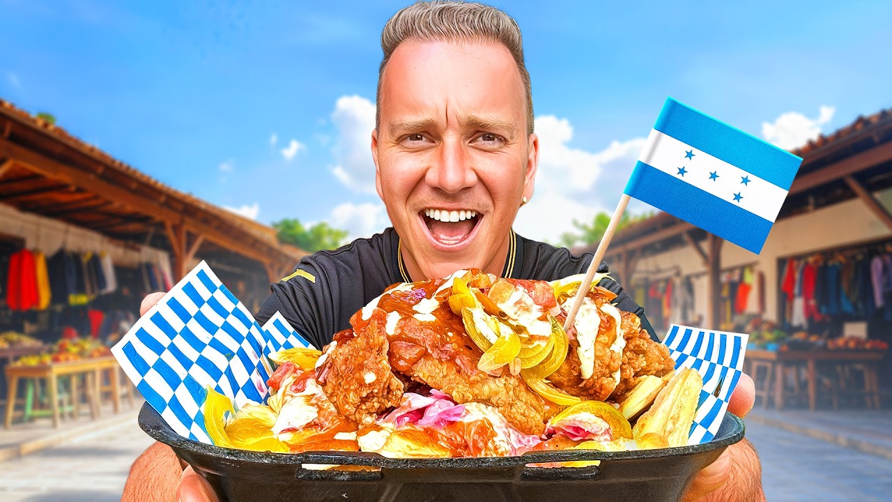 Probando COMIDA CALLEJERA en HONDURAS