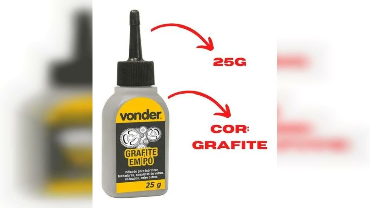 Review: Grafite Em Pó 25g Vonder Para Maçanetas, Fechaduras Cadeados
