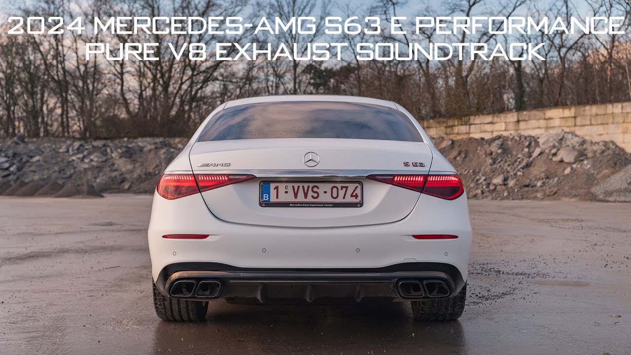 2025 Mercedes-AMG S63 E Performance: Pure V8 Exhaust sound