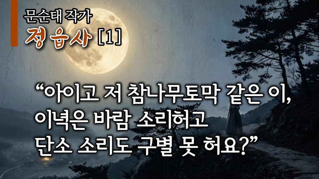 [소설 낭독]ㅣ문순태ㅣ정읍사 1편ㅣ