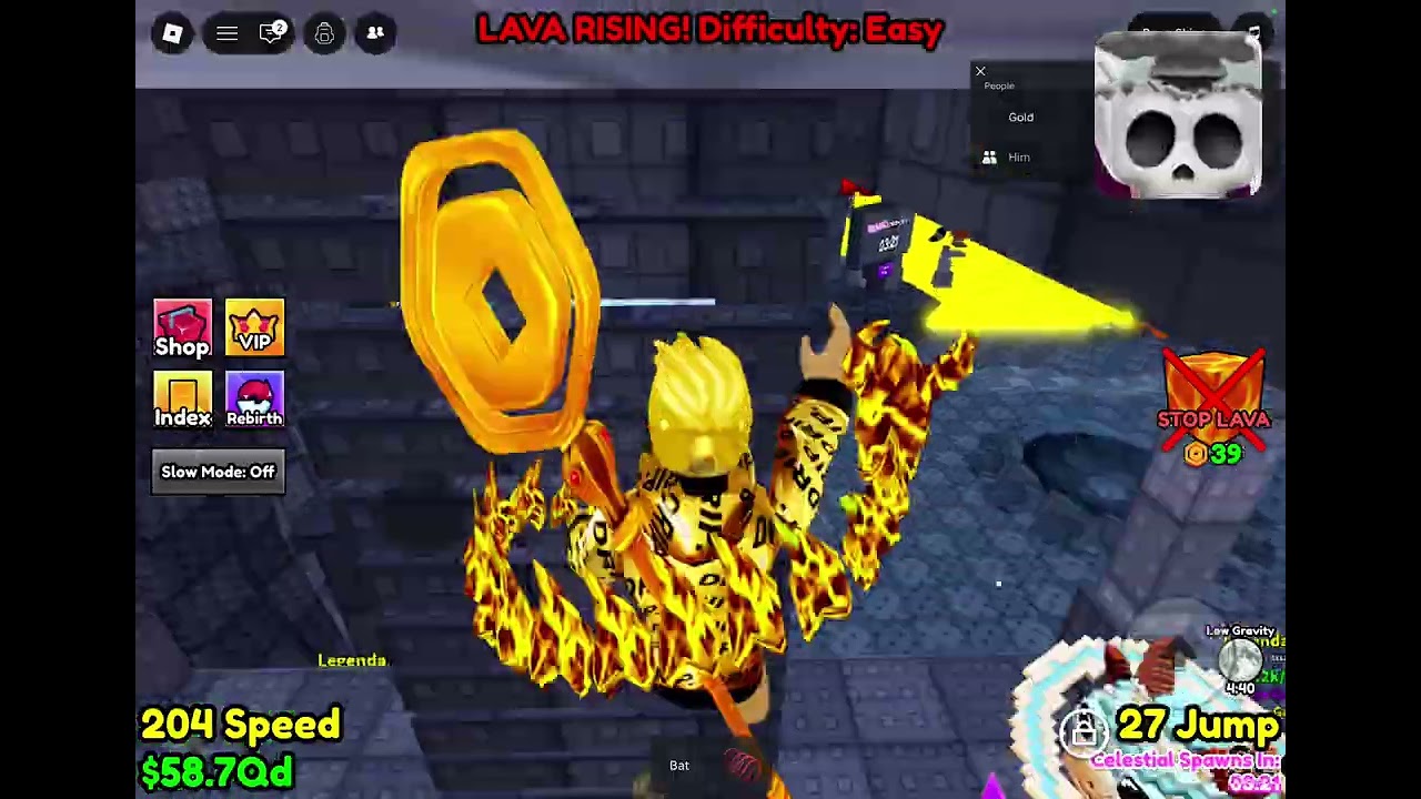 Survive Lava For Brainrots With Him