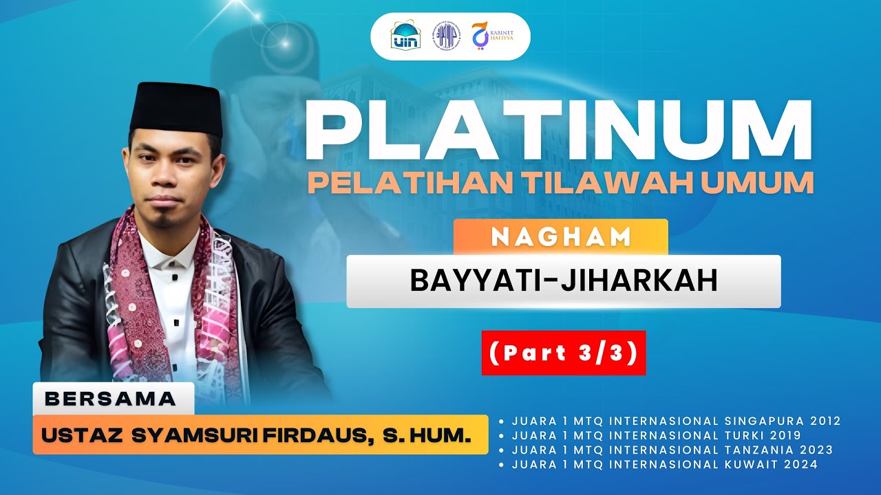 Ustaz Syamsuri Firdaus S.Hum. | Pelatihan Tilawah Bareng Qori Internasional !!! [ PART 3/3 ]