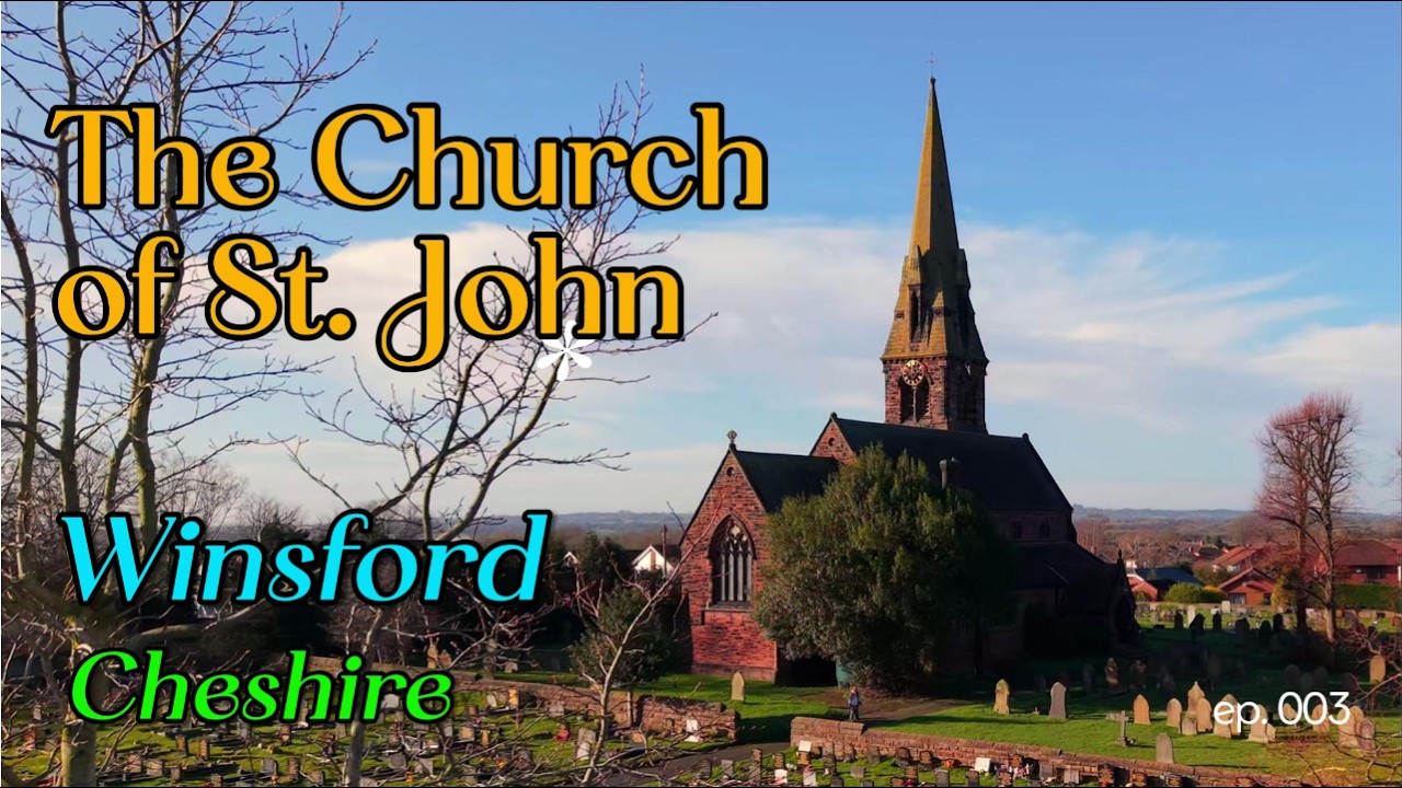 The Impressive Church of St. John the Evangelist sited in the suburbs of Winsford.