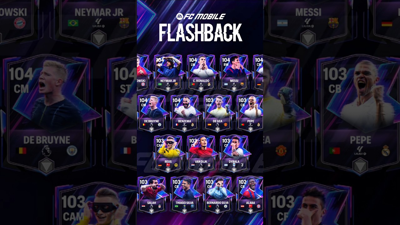 Flashback Cards in Fc Mobile 25 🤯💥 #fcmobile #fc25 #fifamobile #eafc25