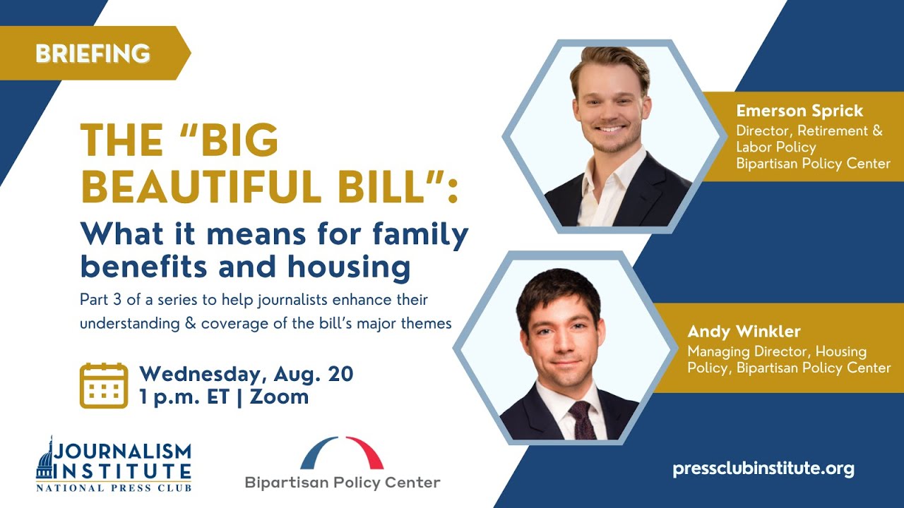 The “Big Beautiful Bill”: What it means for family benefits and housing