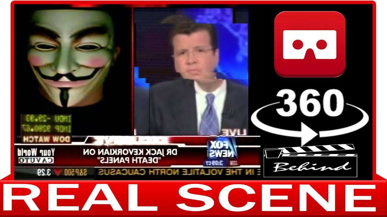 360&deg; VR VIDEO - Anonymous Hacks Fox News Live on Air - 2015 - VIRTUAL REALITY