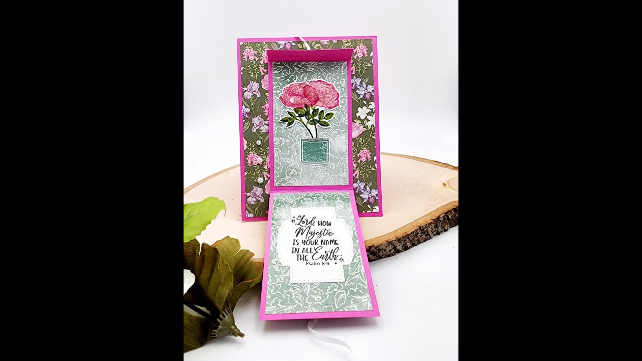 Inspired by Craft Roulette, a mini drop down card!