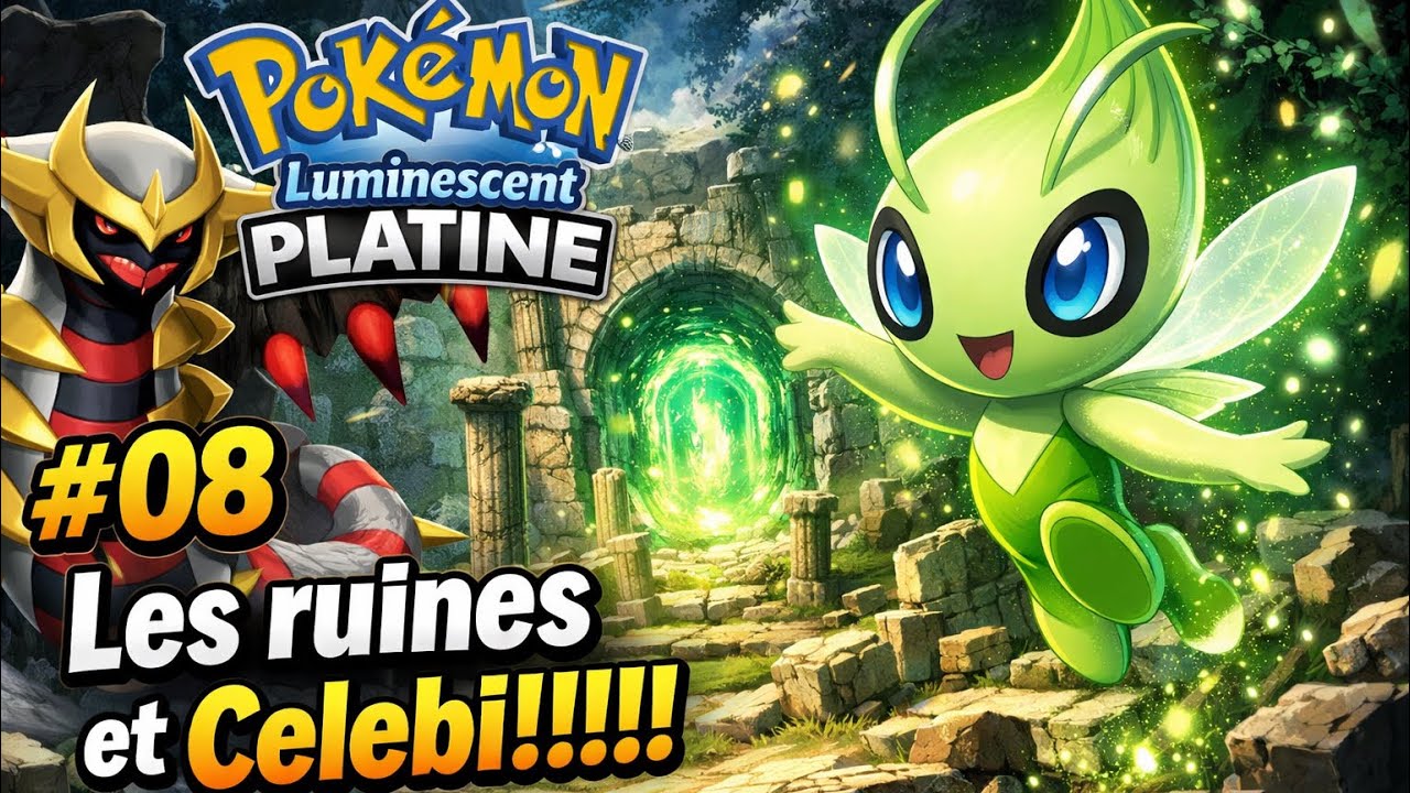 POKEMON LUMINESCENT PLATINUM #08 ON CONTINUE L'AVENTURE!!!!