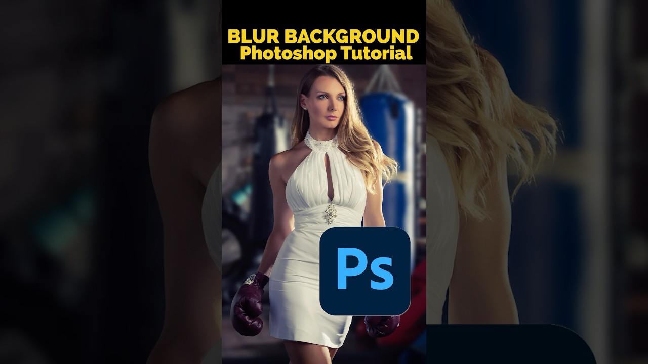 How pros Blur background in a photo with ​⁠@Photoshop #photoshop #communityxadobe #photoshopcafe