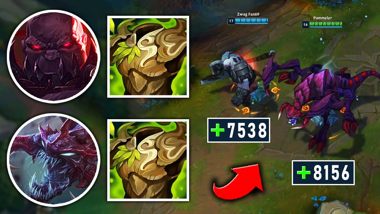 WE PLAYED THE TWO HIGHEST HEALTH CHAMPS (15,000+ COMBINED HP) - League of Legends