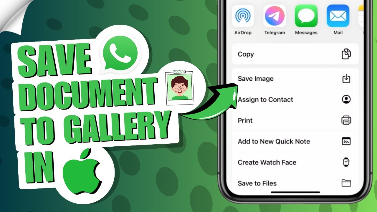 📱 How to Save WhatsApp Document Photos in Gallery on iPhone | 🔍 Auto Save WhatsApp Files & Images