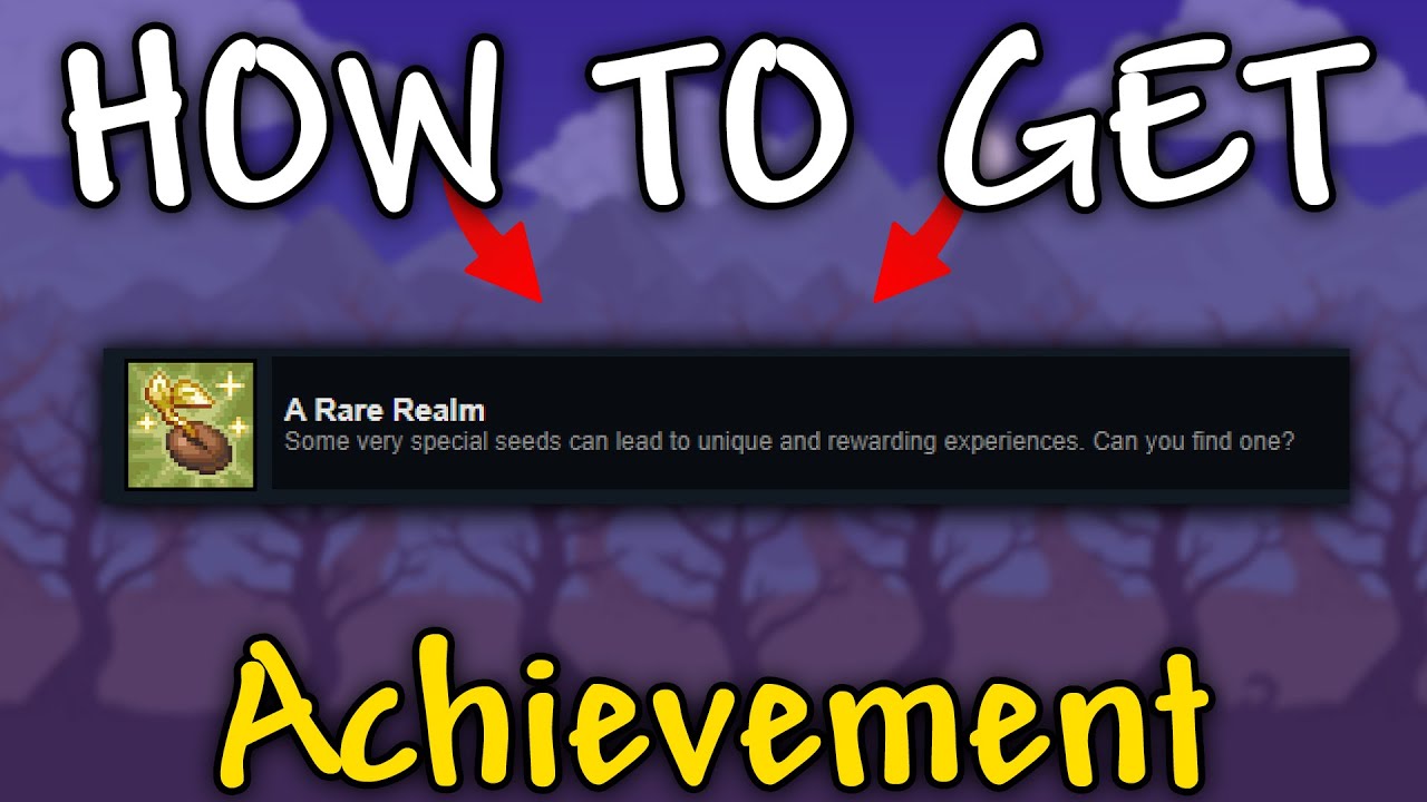 How to Get RARE REALM Achievement in Terraria | Rare Realm achievement