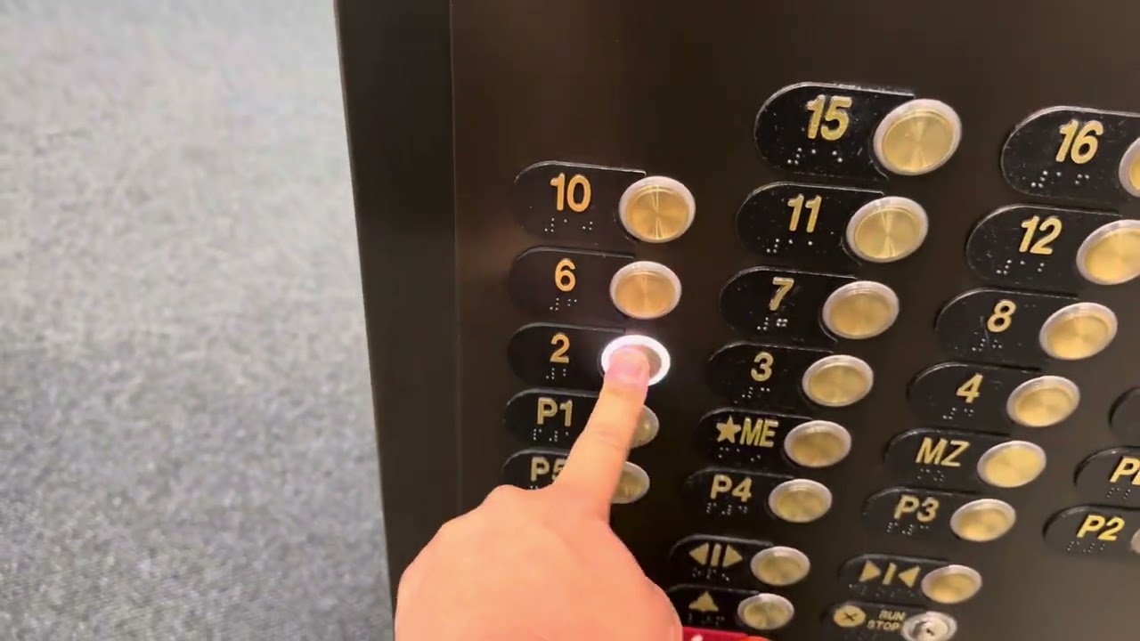 Locked Off Otis Elevonic R Traction Elevators at 3 Bethesda Metro Center in Bethesda, Maryland