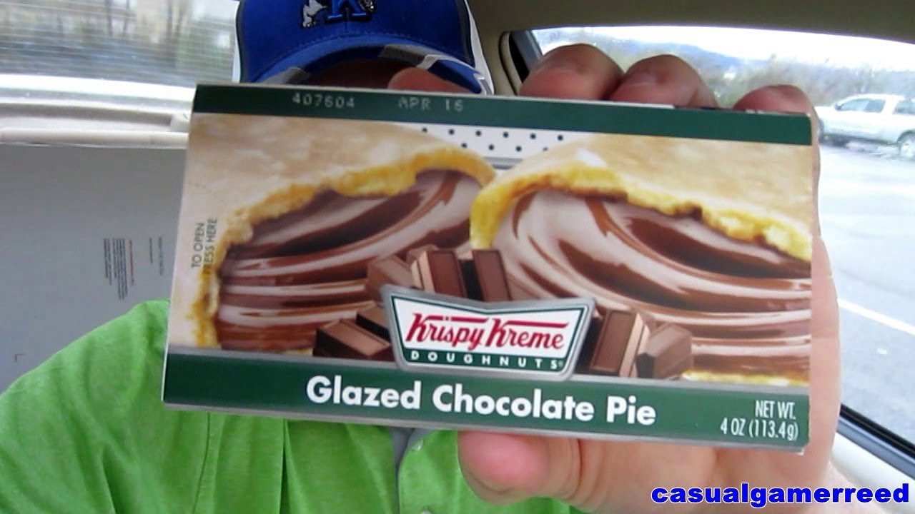 Reed Reviews - Krispy Kreme Glazed Chocolate Pie