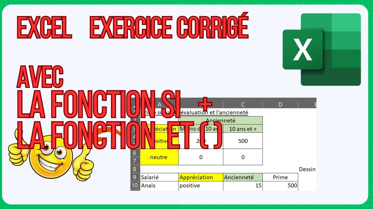 Excel: La formule SI expliquée en 10 minutes