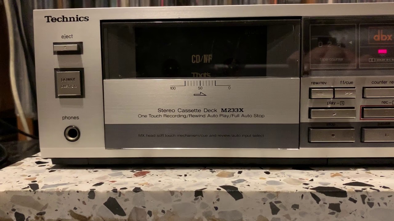 Record test TECHNICS RS-M233X