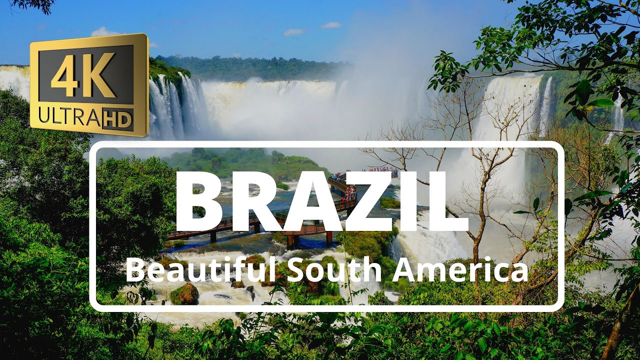 Brazil Drone 4K: Beach, Drone, Nature view with Guitar Music