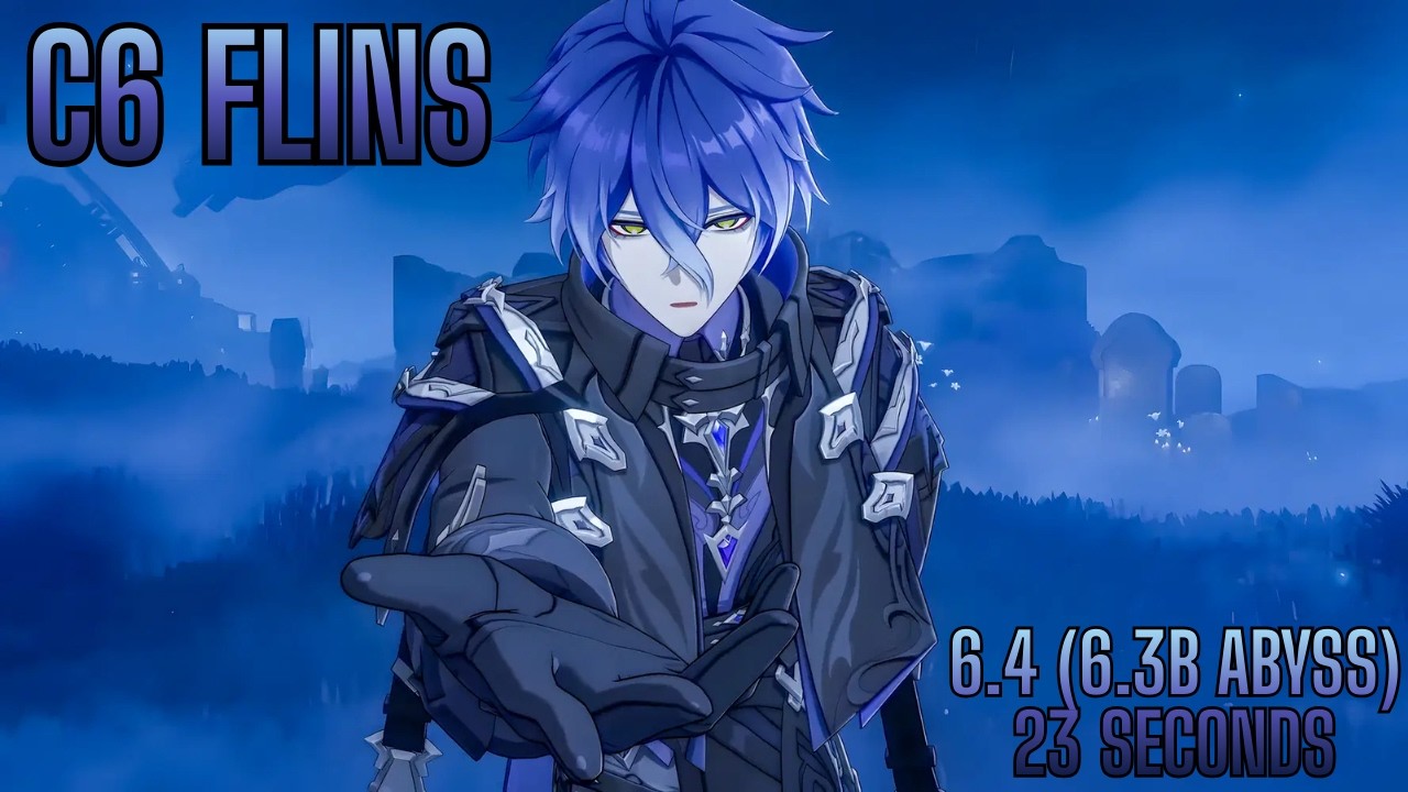 C6 Flins (6.3 v2) Spiral Abyss Speedrun 23s | Genshin Impact