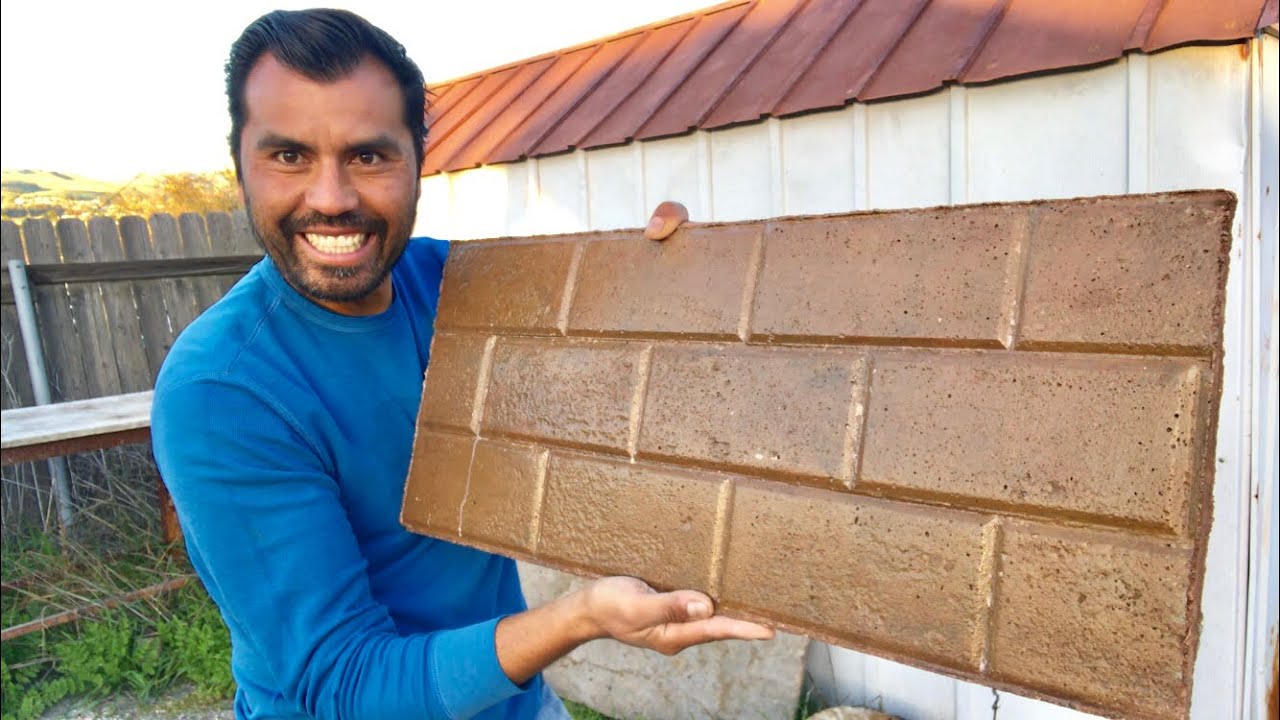 PANEL DE CEMENTO IMITACION LADRILLO / brick panel walls