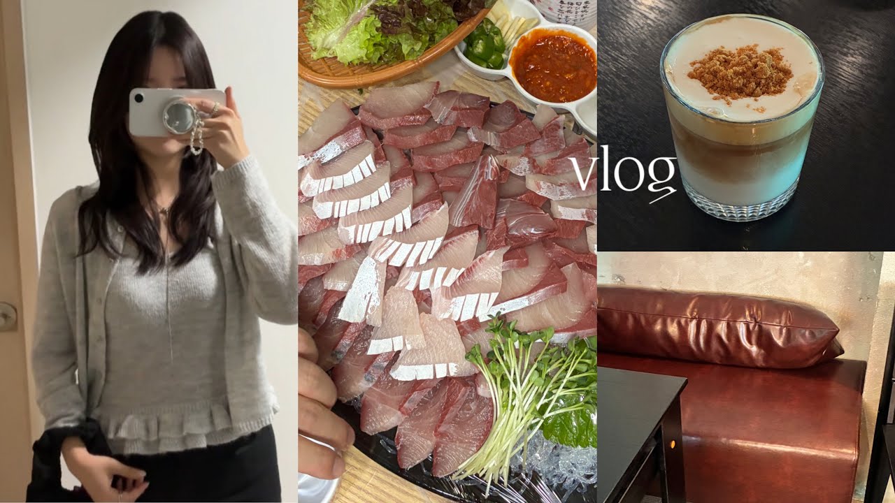 갓생아닌 먹생 30대 직장인의 일주일 vlog 일상 브이로그