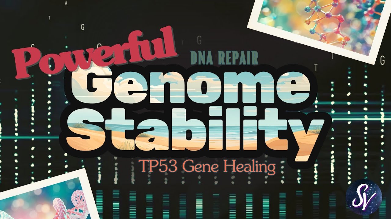 ❋ Genome Stability ~ TP53 Gene Healing | DNA Repair | C Prevention ~ Relaxing Rain Sounds
