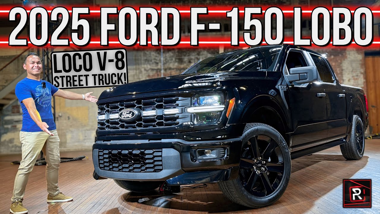 The 2025 Ford F-150 Lobo Is A Sinister Street Performance Truck With SVT Lightning Vibes