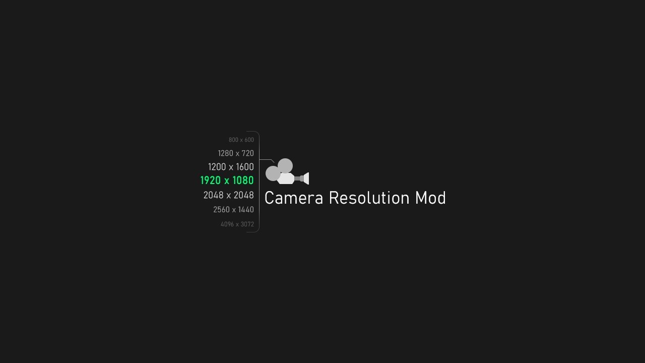 Camera Resolution Mod | 3ds Max Camera Modifier