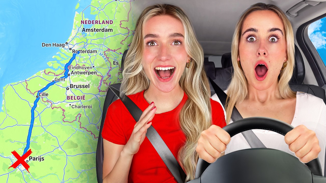 RIJDEN TOT DE BENZINE OP IS!😰 (MET OVERNACHTEN)