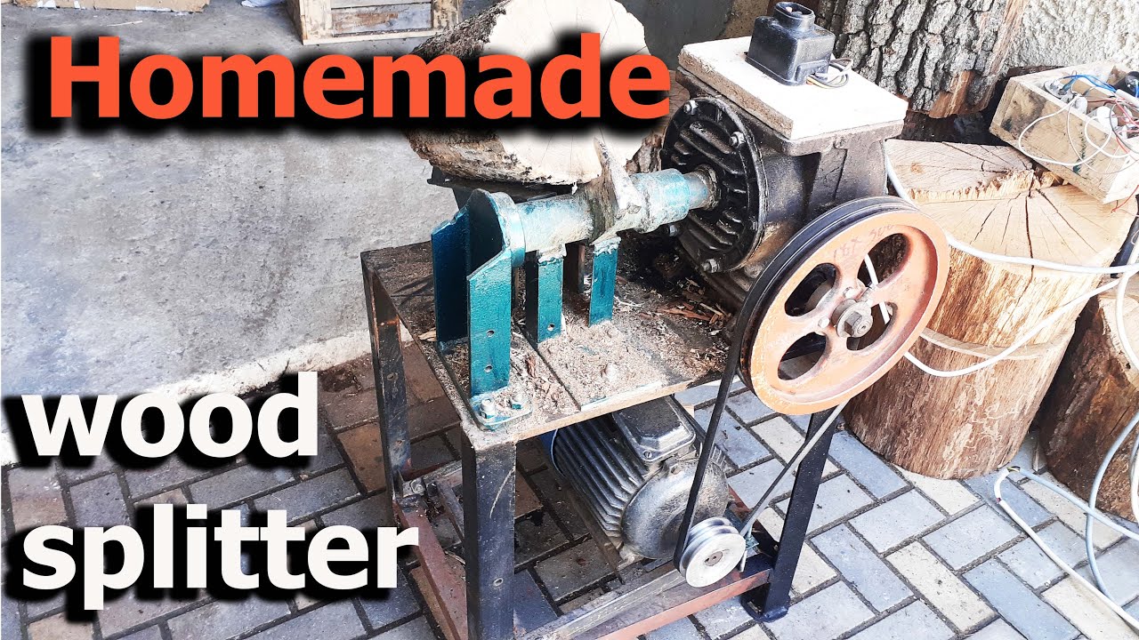 Homemade wood splitter