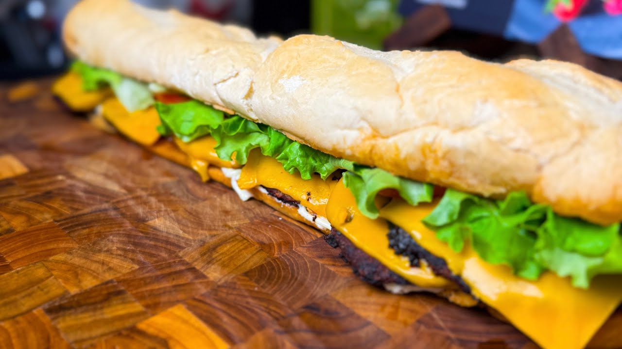 Patton’s Beef Hot Sausage Po’boy!