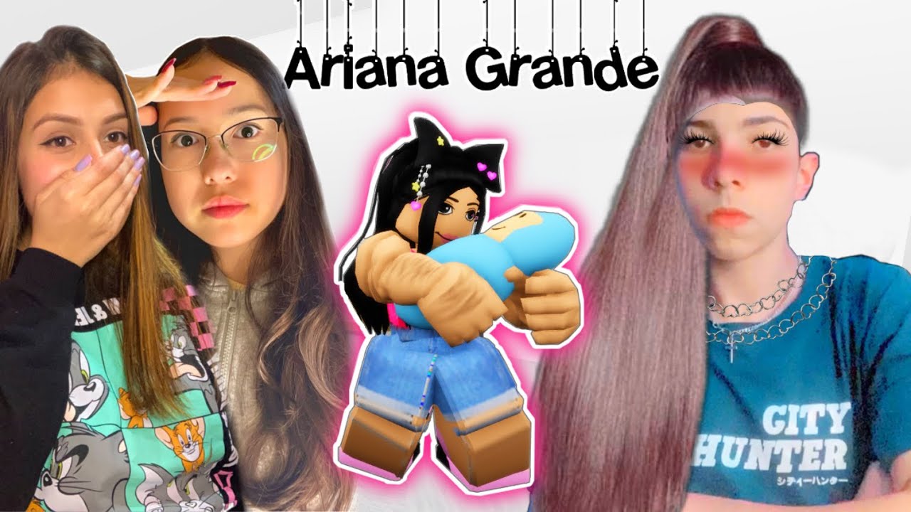A ARIANA GRANDE NOS XINGOU NO ROBLOX! 😱 (Facecam em Trio)