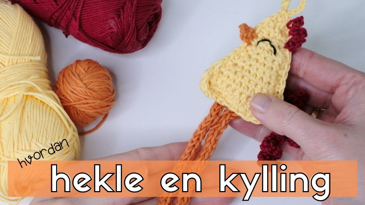 Hvordan hekle en påskekylling! Gratis hekleoppskrift på en søt kylling! Enkel og rask!