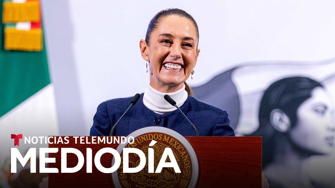 La popularidad de Sheinbaum crece tras cuatro meses. Vea qui&eacute;nes la apoyan m&aacute;s | Noticias Telemundo