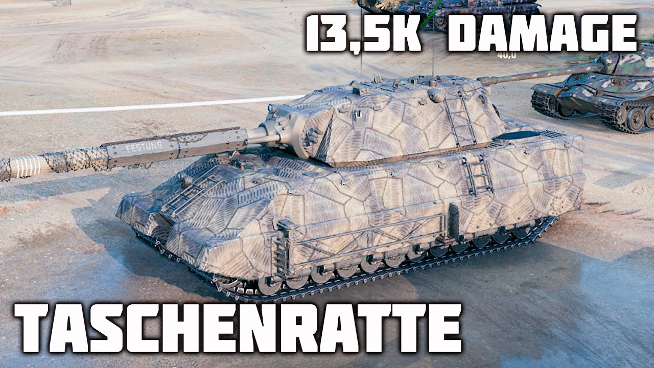 Taschenratte WoT – 4Kills, 13,5K Damage