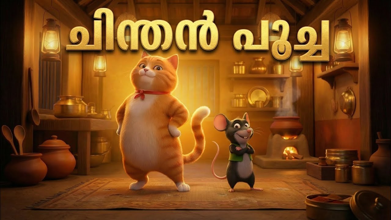 ചിന്തൻ പൂച്ച | Chindan poocha | Cute Cat Song for Kids Malayalam | mittayi