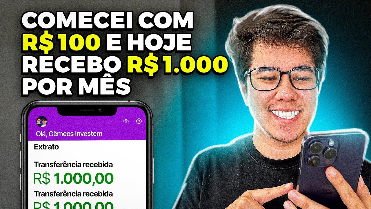 RECEBA 1000 REAIS POR M&Ecirc;S EM DIVIDENDOS COME&Ccedil;ANDO COM POUCO!