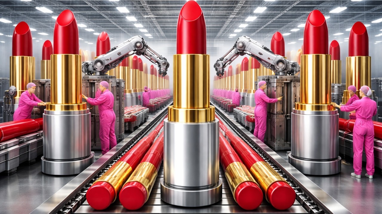 Manufacturing Secrets: How Lipstick Is Really Made Step by Step (Full Process)