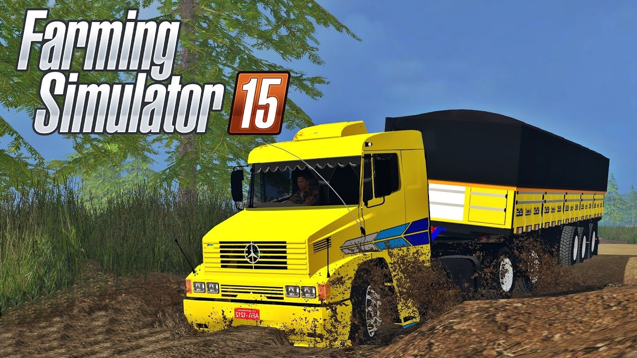 Caminhão Rebaixado Passa Na Lama? - Farming Simulator 2015 + Logitech G27!!