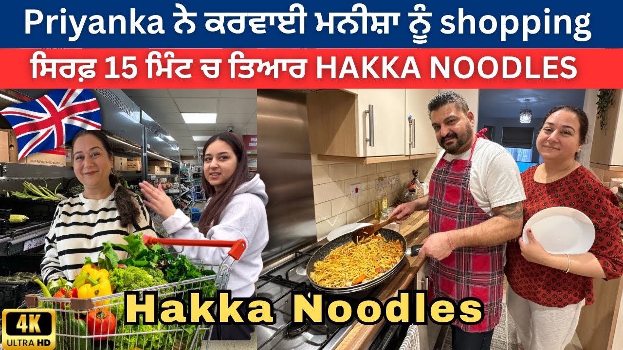 How To Make Hakka Noodles At Home | 15 ਮਿੰਟ ਚ ਬਣਾਉ ਇਹ ਚਾਈਨੀਜ਼ ਫੂਡ | Vijay Munisha | 4K Daily Vlog |