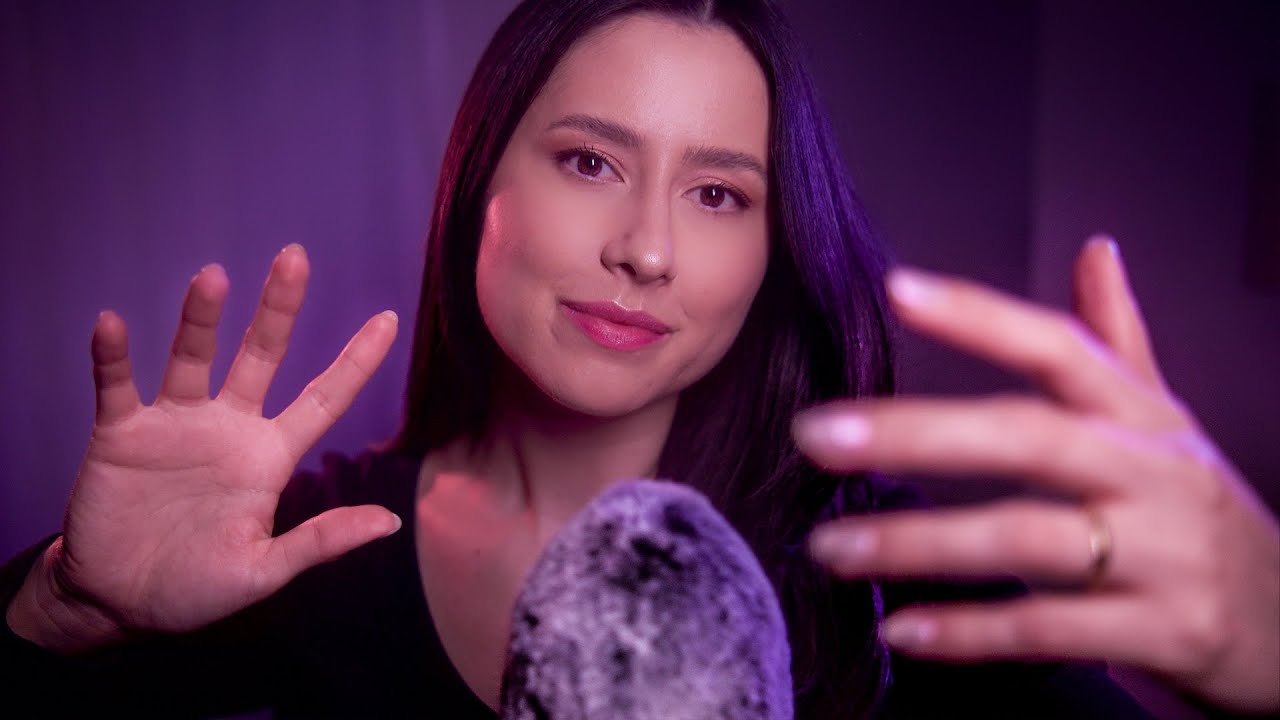 ASMR Deep Sleep with fluffy mic brushing 😴 simulated scalp massage, tktk, counting, mouth sounds