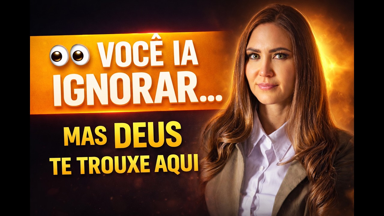 Você nem queria clicar, mas Deus marcou esse encontro 
