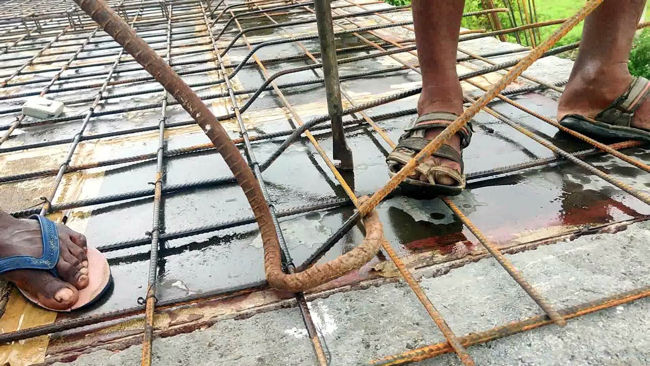 Roof construction step by step procedure-Centering and Shuttering- Metal Rod Binding-Building strong
