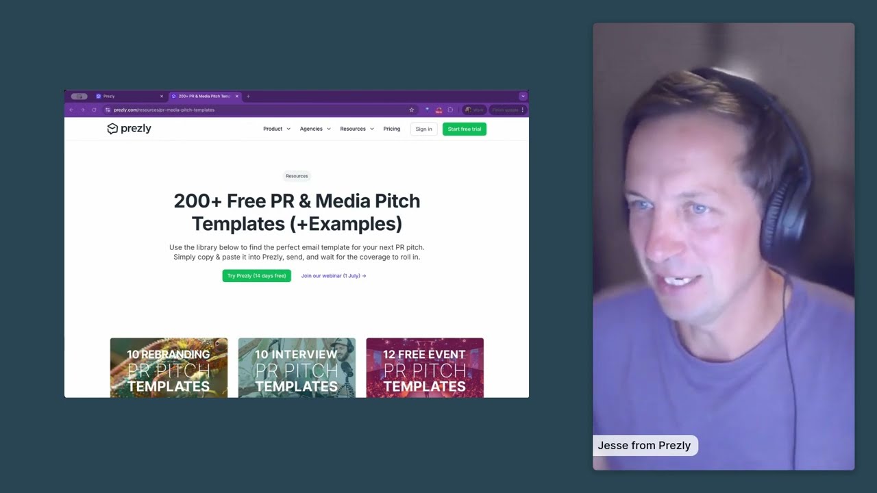 Webinar recording: How to Write PR Pitches That Get Replies With 200+ Templates to Steal