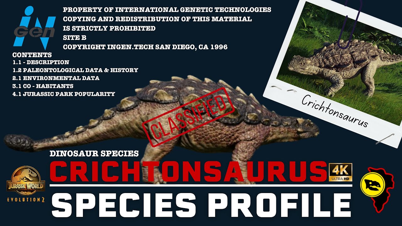 Why Was This Dinosaur after Michael Crichton? Crichtonsaurus Dino-Facts & Enclosure Tips [4K]