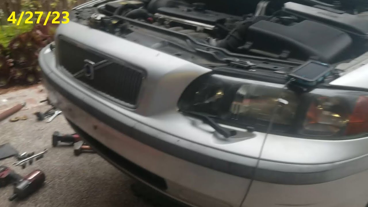 Suspension and engine mounts on a 2002 Volvo V70 NA FWD car, also aligned the headlight. - HOWR